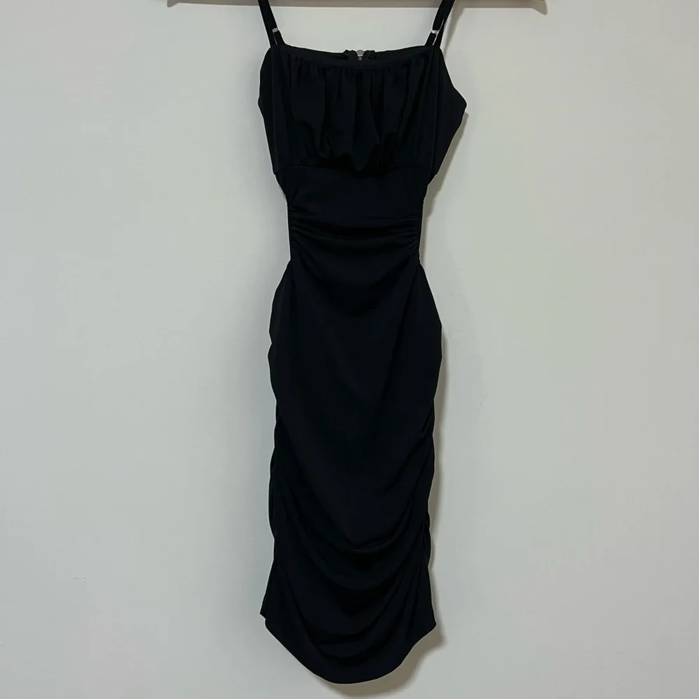 - Sky to Moon Ruched Cut Out Girl’s Mini Dress. Like New. Size M